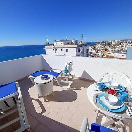 Mira Atlântico 13- Terraço Com Vista Mar e Cidade, Wifi, 80mt Praia Quarteira Extérieur photo
