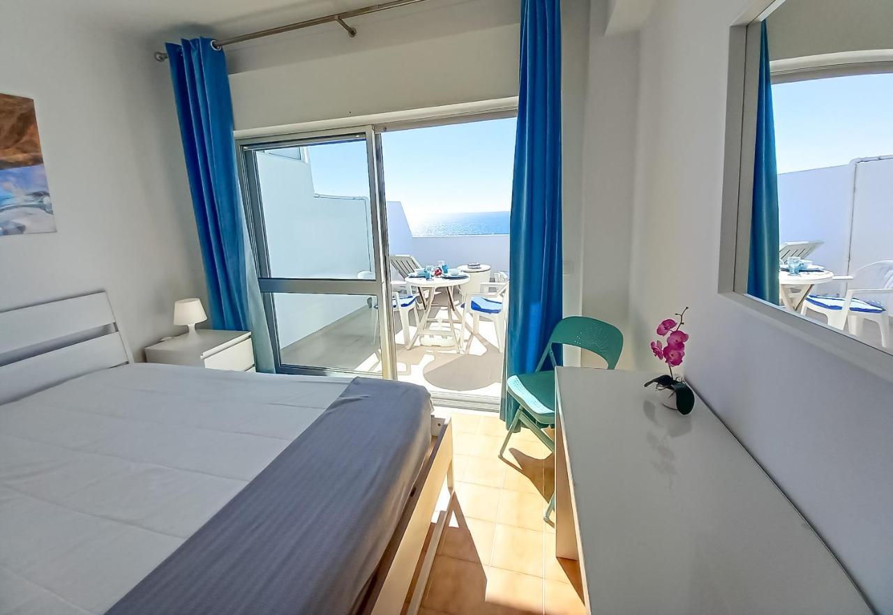 Mira Atlântico 13- Terraço Com Vista Mar e Cidade, Wifi, 80mt Praia Quarteira Extérieur photo