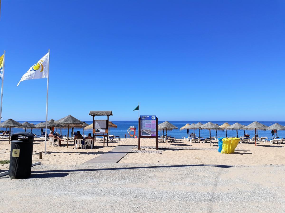 Mira Atlântico 13- Terraço Com Vista Mar e Cidade, Wifi, 80mt Praia Quarteira Extérieur photo